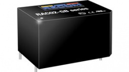 RAC02-3.3SGB, AC/DC Converter 2W 3.3V 500mA PC Pins, RECOM