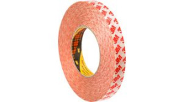 908812 [50 м], Double Coated Polyester Tape 9088-200, 12mm x 50m, Clear, 3M