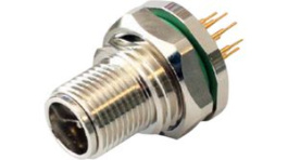 PXMBNI12RPM08XPCM16, Гнездо; M12; PIN: 8; "папа"; код X-ProfiNET; THT; IP67; 48В; 0,5А, Bulgin