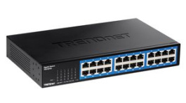 TEG-S25D, Ethernet Switch, RJ45 Ports 24, 1Gbps, Unmanaged, Trendnet