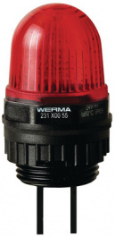 23110068, Installation LED light, 22.5 mm, red, WERMA Signaltechnik