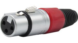 RND 205-00921, XLR Connector Silver Socket 3 Poles, RND Connect