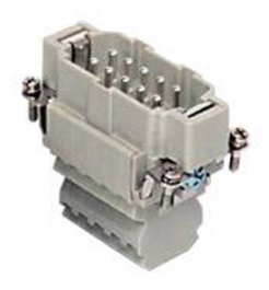 CSSM 10, male insert, 10 poles + PE, ILME