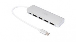 DA-70242-1, USB Hub USB 3.0 4x USB A Socket, 4x USB A Socket - USB C Plug, DIGITUS