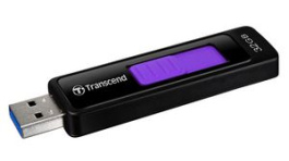 TS32GJF760, USB Stick, JetFlash, 32GB, USB 3.0, Black, Transcend
