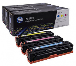 U0SL1AM, Toner tripack Yellow / Cyan / Magenta, HP