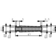 HV 2206 Anti-kink sleeve diam. 8 mm 47 mm Black - 632-02060