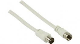 CSGP41800WT30, Satellite and Antenna Cable Type F Male - Coax Male 3m White, Nedis (HQ)