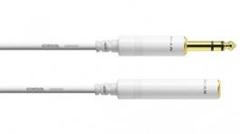 CFM 5 VK-SNOW, Headphone extension cable 5 m White, Cordial