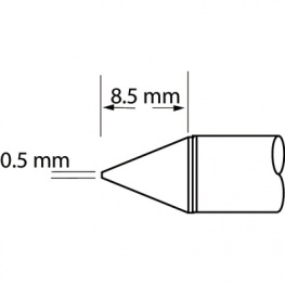 SFV-CN05, Soldering Tip Conical / Long Reach 390 °C, Metcal