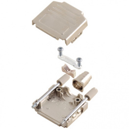 MHDPPK-M-25-K, D-Sub metalized hood Poles 25, MH Connectors