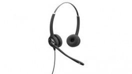 AXH-EHDD, NC Headset, Elite HDVoice, Stereo, On-Ear, 20kHz, QD, Black, Axtel