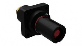 SPPC-PWL-PD-L2-BK-M12-T4, Black Panel Drain Connector, 400A, Radiall