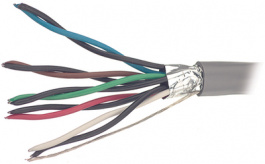 6207C SL002 [305 м], Data cable Shielded&nbsp;&nbsp; 7 x 2 0.22 mm2, Alpha Wire