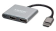 14.99.3585 HDMI Splitter, HDMI Plug - 2x HDMI Socket