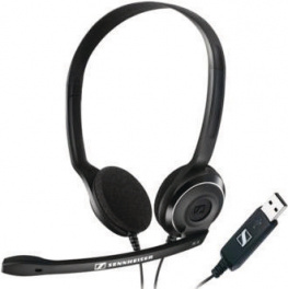 PC 8 USB, Headphones black, Sennheiser