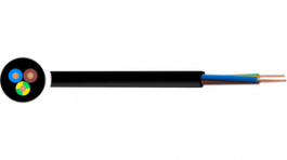 RND 475-00039 [50 м], Mains cable&nbsp;&nbsp; 4 x1 mm2 Copper Unshielded , 300/500 V Black, RND Cable