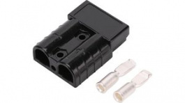 RND 205SG50H-BL, Battery Connector Black Number of Poles=2 50A, RND Connect
