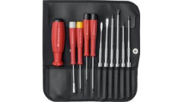 PB 8220.IND., Screwdriver Set with Interchangeable Blades Slotted/Phillips/TORX®/Hex 10pcs., PB Swiss Tools