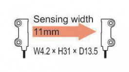 FT-A11, Датчик: световодный; Дальность: 0?3600мм; IP40; -40?70°C, Panasonic