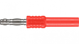 BRST 7922 NI / RT, Plug diam. 4 mm red N/, Schutzinger