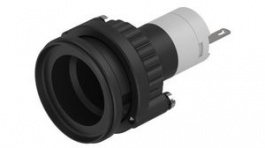 14-431.036, Illuminated Pushbutton Switch Actuator, 2NO, Black, IP67, Momentary Function, EAO