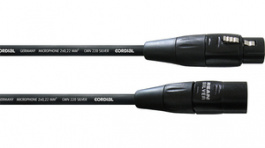 CIM 2.5 FM, Microphone Cable Assembly&nbsp;&nbsp; 2 x0.22 mm2 Black, 2.5 m, Cordial