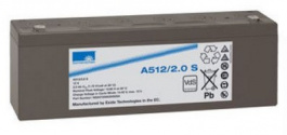 A512/2,0 S, Lead-Acid Battery, 12 V 2 Ah, Exide