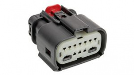 160111-6006, MX150, Socket Housing, 12 Poles, 2 Rows, 3.5mm Pitch, Molex