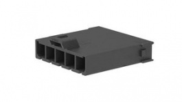 213815-0105, Mega-Fit, Plug Housing, Free Hanging, 5 Poles, 1 Rows, 5.7mm Pitch, Molex