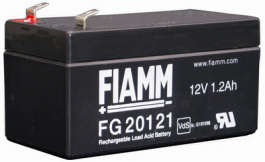 FG20121, Lead-Acid Battery, 12 V 1.2 Ah, FIAMM