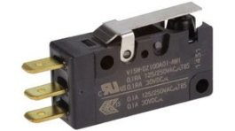 V15W-DZ100A01-AW1, Snap Acting/Limit Switch, SPDT, 0.1A, 30, Honeywell