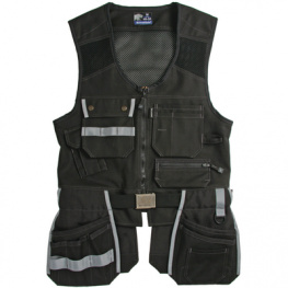 447070499-L, Tool Vest, Jubilee Carpenter Size L black, Bjornklader