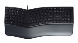 JK-4500EU-2, Keyboard, KC4500 ERGO, US English with €, QWERTY, USB, Cable, Cherry