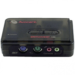 2SV110BND1, SwitchView 110 2-port VGA PS/2, Avocent