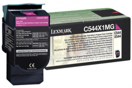 C544X1MG, Toner, Magenta, standard 4000, Lexmark