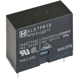 ALE1PF24, PCB power relay 24 VDC 400 mW, Panasonic
