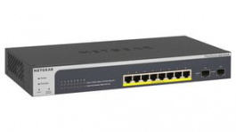 GS510TLP-100EUS, Gigabit Smart Switch, Managed, 8x PoE+, 2x SFP, NETGEAR