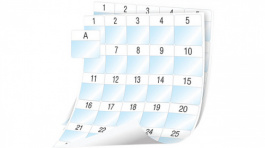 1908556, XTL Laminated Label Sheets White, Dymo