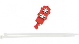 148689, 120V Snap-On Circuit Breaker Lockout, Red, Brady