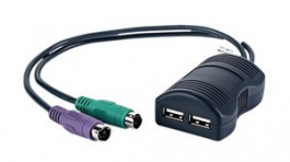 ADB0211, Adapter for KVM Switch, 2x USB Type A, PS/2, Vertiv