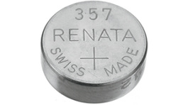 377, Button cell battery,&nbsp;&nbsp;Silver Oxide, 1.55 V, 28 mAh, Renata