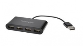 K39120EU, USB Hub, 4x USB A Socket - USB A Plug, Kensington