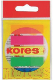 N45105, NOTES INDEX 12 x 45 mm 5 colours, Kores