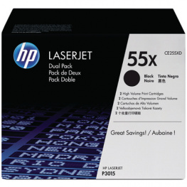 CE255XD, Toner HY duopack Black, HP