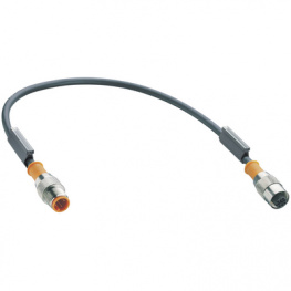 RST 3-RKT 4-3-224/1 M, Connecting cable M12 Coupling M12 Plug 1 m, Lumberg Automation (Belden brand)