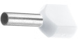 470108D [100 шт] Twin entry ferrule 0.5 mm2 white 16 mm pack of 100 pieces