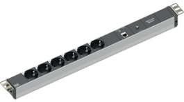 820.029, Power distribution unit, Wi-Fi / Temperature Sensor / Power Display, 6xF (CEE 7/, Bachmann