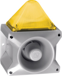 PA X 10-10 230 AC GE 7035, Flashing sounder yellow, Pfannenberg