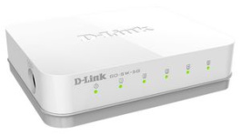 GO-SW-5G/E, Gigabit Unmanaged Desktop Switch, 5 Ports, D-Link
